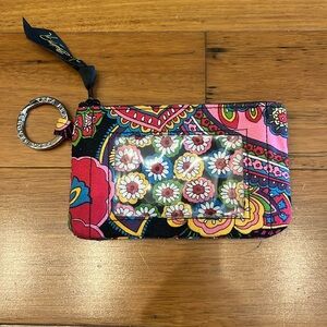 Vera Bradley keychain wallet